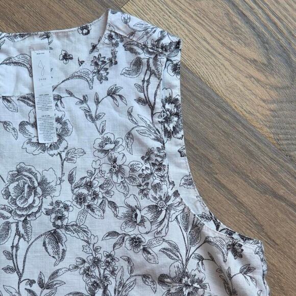 joie Womens Blouse 100% linen Small Sleeveless Top - Picture 5 of 6